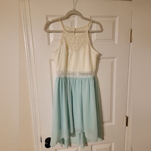 Mint high low dress, size 11